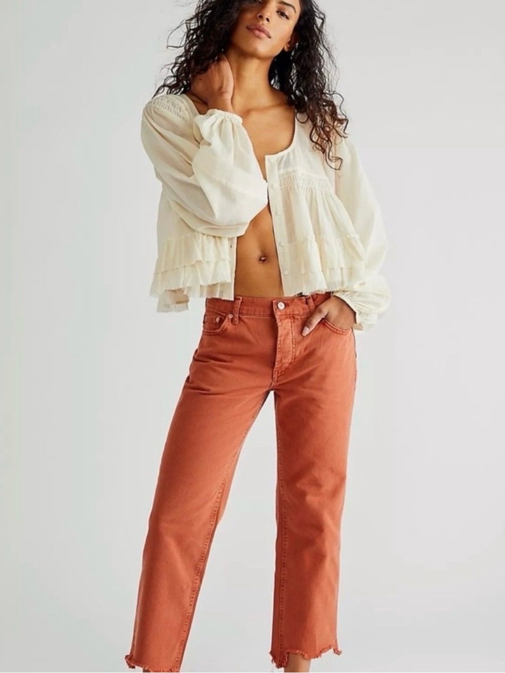Free People Maggie Mid Rise Jeans size 29 NWOT